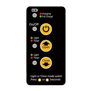 Porte automatique de poulailler en plastique écologique à énergie solaire avec fermeture à bouton pour les fermes - Product Image 4