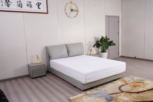 Cao cấp KING-<span class=keywords><strong>Size</strong></span> giường bảo vệ Bug-proof hộp mùa xuân encasement với không thấm nước zippered Nệm Bìa phong cách đồng bằng bệnh viện - Product Image 3