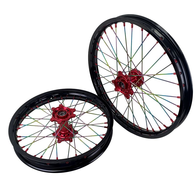 Best Selling 16 Inch Spoke Motorcycle Wheels Durable Customizable