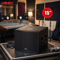 VAMAV Bocinas NOVA TX 15S Enceinte active professionnelle Subwoofer 15'' 800W RMS 1600W PEAK Équipement sonore en bois pour concerts