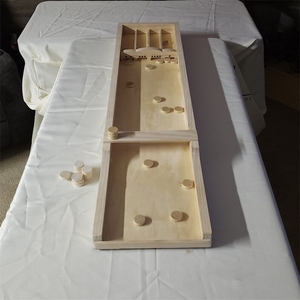 Juego de deportes de interior tradicional personalizado hecho a mano <span class=keywords><strong>sjoelbak</strong></span> juego de mesa de tejo holandés para niños y adultos - Product Image 2