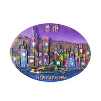 Ville chinoise lot mixte n ° 2 réfrigérateur autocollant souvenirs touristiques Hong Kong Macao Taiwan Tianjin fait à la main créatif en gros
