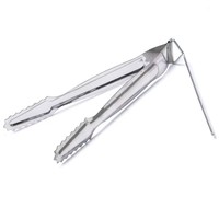 Pince à charbon pour chicha en acier inoxydable argenté, durable, écologique, 11 cm, 15 cm, finition miroir, accessoires pour chicha