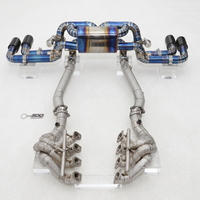 Système d'échappement complet en titane SDO pour Ferrari 360 F360 3.6L V8 2001-2005, collecteur et tuyau droit avec bouclier thermique