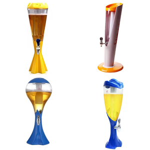 Tour à bière <span class=keywords><strong>et</strong></span> à vin de 1,5 L <span class=keywords><strong>et</strong></span> 3 L, plusieurs couleurs, jaune, vert, rouge, vente en gros, logo personnalisé, refroidisseur à bière, bar, restaurant, KTV, pub - Product Image 1