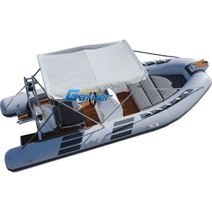 Lanzamiento de nuevo producto en 2021, fabricante de botes de fibra de vidrio RIB480D con tubo de hypalon a la venta - Product Image 5