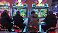 Machine de jeu d'arcade à pièces avec boîtier en métal imprimé numériquement, machine de jeu vidéo de simulation