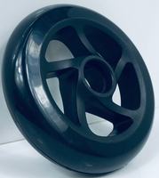 Roue de pneu Pu à rebond de 4.3 pouces pour roue de patin à roulettes 109*24mm