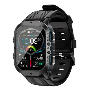 BT 5.2 thông minh đồng hồ người đàn ông tùy chỉnh 1.96 inch AMOLED Smartwatch menphone Tương thích cho Android IOS điện thoại C26