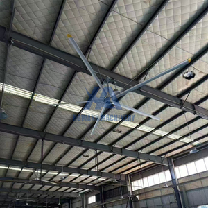 Ventilateur de plafond HVLS OEM à prix d'usine avec pales en aluminium-magnésium, haute efficacité, garantie 2 ans, grand ventilateur de plafond H - Product Image 5