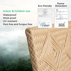 Pannello in <span class=keywords><strong>Rattan</strong></span> Intrecciato LTR per Soffitti e Pareti, per Interni ed Esterni - Product Image 4
