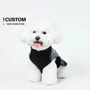 Custom Knitted Dog Sweater With Classic Camouflage Pattern Fashion Style Pet Clothes Plus Fleece Warm Dog Coat