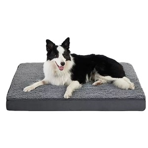 Hondenmat met logo-opdruk, bijtbestendig, waterdicht, met afneembare, wasbare hoes, antislip bodem, zachte hondenbank - Product Image 2