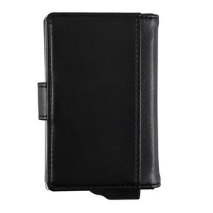 Porte-cartes de crédit anti-vol en métal multicolore avec fermeture ouverte, blocage RFID, étui pour cartes de visite avec doublure en nylon, disponible en stock - Product Image 5