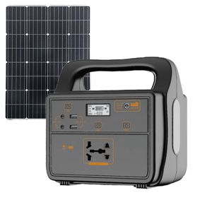 Station Solaire Portable 300W avec Contrôleur MPPT, Onduleur à Onde Sinusoïdale Modifiée, Stockage d'Énergie, Batterie Plomb-Acide pour Démarrage de Voiture, Maison et Utilisation Extérieure - Product Image 1