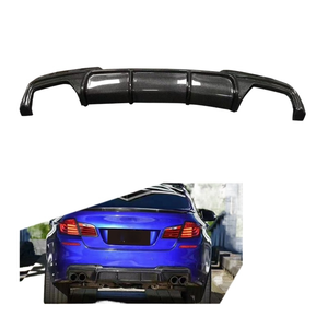 Difusor Trasero de Parachoques de Fibra de Carbono Modelo <span class=keywords><strong>V</strong></span> de Ajuste Perfecto para BMW Serie 5 F10 2008-16 - Product Image 4