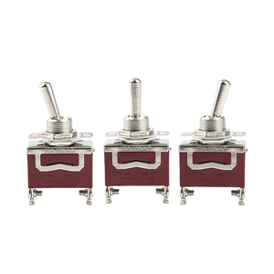 Waterproof 12v 15a 2 8 Pin <strong>Rocker</strong> <strong>Spring</strong> Return Metal Brass On-off Lock Heavy Duty DPDT SPST Boot Locking Lever Toggle <strong>Switch</strong> - Product Image 1