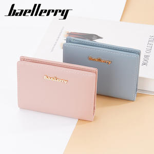 Monedero Baellerry para Mujer, de Marca, Moderno, Pequeño, con Cierre Metálico, Tarjetero, Monedero de Lujo para Mujer - Product Image 2
