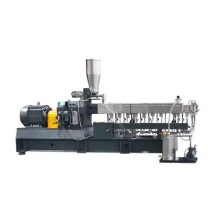 PVC/PE Plastic Compounding Double Screw Extruder Production line