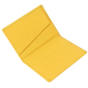 Wholesale Travel Passport Cover Genuine Leather Custom Personalized Passport Booklet Passport Holder Wallet - Product Image 4