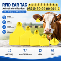 Etiquetas RFID UHF de TPU Impermeables para Identificación de Ganado Ovino, Caprino, Porcino y Bovino