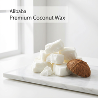 Cire de coco naturelle pure à 100 % de qualité supérieure en morceaux pour la fabrication de bougies parfumées - Cire de coco-soja écologique à forte concentration de parfum
