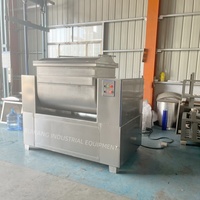 Pétrin à pâte commercial certifié CE mélangeur de pâte électrique moulin à farine horizontal en acier inoxydable 304 haut nouveau