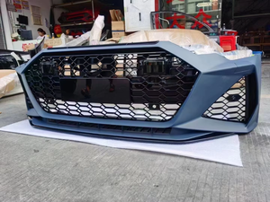 Kit Carrozzeria Paraurti Anteriore e Posteriore Stile RS6 per Aggiornamento <span class=keywords><strong>Audi</strong></span> <span class=keywords><strong>A6</strong></span> S6 <span class=keywords><strong>C8</strong></span>, con Griglia e Diffusore, Modelli 2018-2024 - Product Image 2