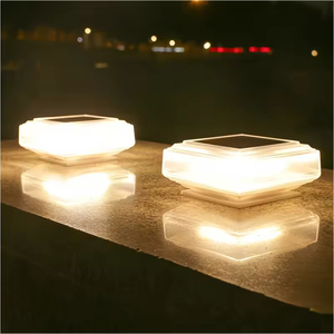 Lampadaire solaire LED, lumière chaude, pour poteau, jardin, sol, extérieur, rechargeable, pour pelouse, allée, éclairage paysager - Product Image 1
