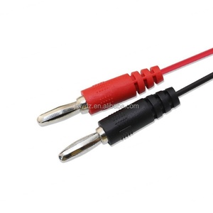 Cable de conexión de alimentación con conector tipo banana a pinza de cocodrilo, de 2 hilos y 4 pinzas, de colores - Product Image 3