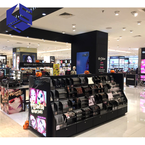 Hiện đại phong cách kiosk thiết kế bằng gỗ trang điểm đứng chất lượng cao <span class=keywords><strong>Rack</strong></span> hiển thị cho mỹ phẩm cửa hàng đồ nội thất - Product Image 3