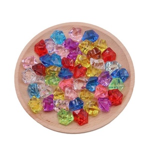 Pierres colorées en acrylique imitation cristal pour aquarium, décorations paysagères, jouets et accessoires pour parcs d'attractions - Product Image 3