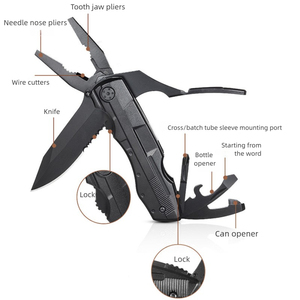 Çok fonksiyonlu bıçak pense açık taşınabilir katlanır pense araç kombinasyonu İsviçre tarzı bıçak kamp aracı pense - Product Image 5