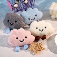 Nouvelle Broche Multifonctionnelle Décorative en Peluche Grande Nuage Mignonne et Créative, Pendentif, Pince à Cheveux, Porte-clés