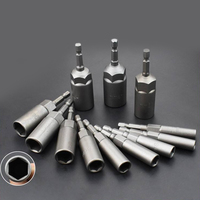Embouts de tournevis professionnels pour écrous profonds 5,5 mm-18 mm, embouts hexagonaux CR-V pour tournevis pneumatique