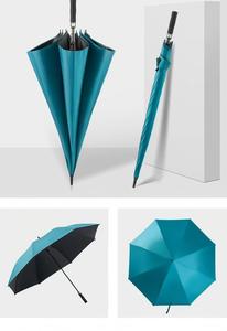 Автоматический зонт для гольфа 30 дюймов, с полноцветной печатью, двухслойный, очень большой, ветрозащитный, с защитой от УФ-излучения, с возможностью нанесения логотипа и печати на заказ - Product Image 4