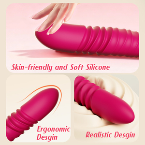 เครื่องสั่นแบบถอดได้ พร้อมฟังก์ชั่นดูด 9 ระดับ สอดใส่ 9 ระดับ สั่น 9 ระดับ ควบคุมผ่านแอพฯ พร้อมระบบทำความร้อน กระตุ้นคลิตอริส หัวนม จุดจี และทวารหนัก สำหรับคู่รัก - Product Image 2