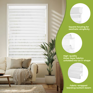 Persianas Shangrila de Tela Transpirable de Alta Calidad, Filtrantes de Luz y Opacas, Adecuadas para Dormitorio - Product Image 2