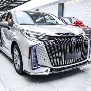 Ensamblaje de Parachoques Delantero y Trasero con Parrilla Plateada y Negra para <span class=keywords><strong>Sienna</strong></span> 2021 <span class=keywords><strong>2022</strong></span> 2023 2024, Kit de Carrocería Modificada, Accesorios Exteriores para Automóvil - Product Image 4