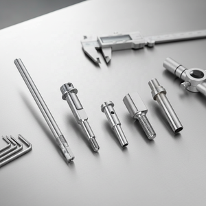 دبابيس توجيه دقيقة مصنوعة من الفولاذ المقاوم للصدأ بتقنية CNC من شركة Lechen (DIN 1481) بتشطيب فضي، طراز LC662 مخصص للتصنيع - Product Image 1