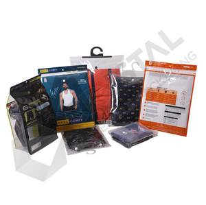 Button Bags for Garment Packing <b>Plastic</b> <b>Packaging</b> Bags with Button Closure for Clothing Saree Shirt Dress and Apparel - Product Image 3