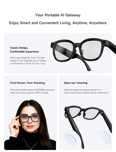 <span class=keywords><strong>Gafas</strong></span> Inteligentes 2026: Auriculares Portátiles con Llamadas, IA, Reconocimiento de Fotos y Grabación de Voz - Product Image 2