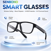 Lunettes Intelligentes A02 : Lecture Musicale, Son Surround Hi-Fi, Appels Sans Fil, Chargement Magnétique, Contrôle Tactile, Commande Vocale IA