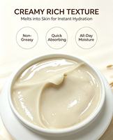 Crème de riz coréenne avec extrait de riz, céramide, hydrate, répare, apaise, crème éclaircissante légère à l'eau de riz fermentée