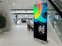 Vente en gros de support de bannière enroulable d'affichage d'intérieur de la publicité écologique Offre Spéciale support de banderole enroulable d'affichage de bannière rétractable portable
