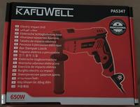 KAFUWELL PA5347 Ensemble de perceuse à percussion électrique professionnelle industrielle de type pistolet 650w Perceuses à main multifonctionnelles avec impact
