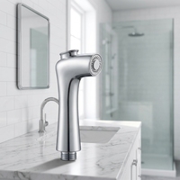 Salle de bains En Plastique Chromé Douchette Bidet À Main Douche