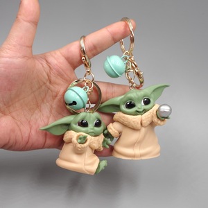 Jouets figurines d'<span class=keywords><strong>action</strong></span> 5 pièces/ensemble Mignon poupée Mandalorian Baby Yoda <span class=keywords><strong>Porte</strong></span>-clés - Product Image 1