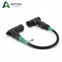 Connecteur coudé enfichable pour câble flexible PT 12/24 kV, pour appareillage de commutation à isolation gazeuse et à isolation solide