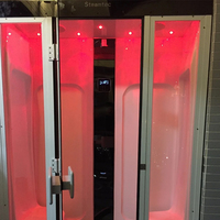 CE resultado LED impermeable Sauna luz RGB RGBW siete colores de marco de aluminio de luz Sauna lámpara para habitación de Sauna de vapor